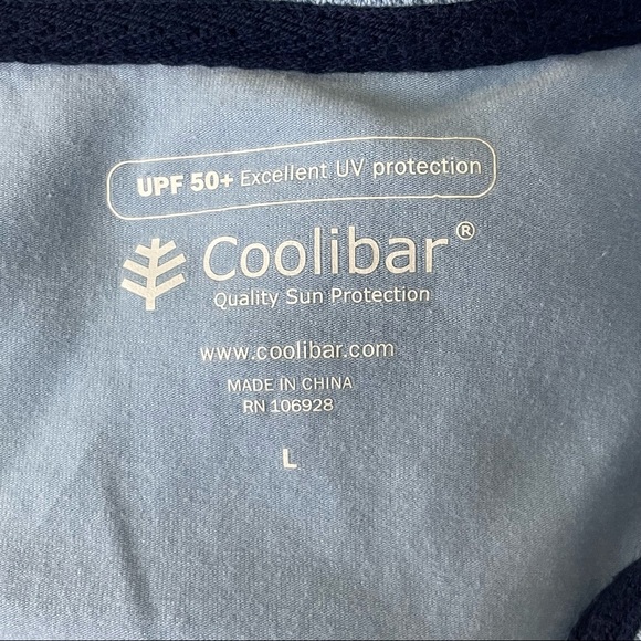 COLLIBAR UPF 50+ MEN’S QUALITY SUN PROTECTION LIGHT BLUE SHORT SLEEVE POLO SHIRT - Picture 4 of 7